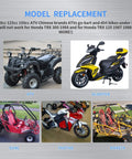 Overview of different vehicles compatible with 6 Pin AC CDI Box For GY6 50cc 125cc 150cc Engines Fits ATVs Scooters Go Karts Taotao.
