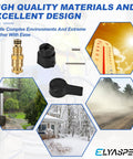 Prime Spray Valve Kit For Airless Sprayers, Titan 440 540 640 740 Compatible Drain Valve Upgrade, Stainless Steel Thimble, Heavy-Duty Build, Pro-Grade Quality, Long-Lasting Replacement For Airless Paint Machines, Aftermarket Parts For Pros And DIY brass valve and black handle set for outdoor use