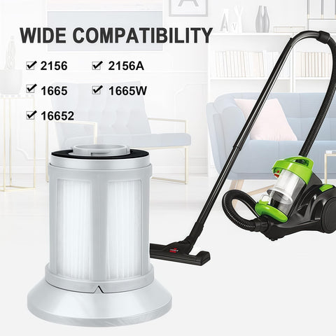 Replacement Vacuum Filters For Zing AeroSwift And PowerForce Bagless Canister Vacuums Fits 2156A 1665 16652 image with compatibility list