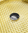 Close-up of Bathroom Vessel Sink Vanity Glass Vessel Bowl Sink Cylindrical Countertop Sink Bowl Above Counter Sink with pop-up drain