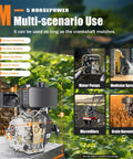 5HP Diesel Engine 247cc 4 Stroke Single Cylinder Hand Start With 3600 RPM for multiple farm uses