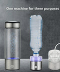 Portable 3 In 1 Hydrogen Water Ionizer Bottle With Quick Three Minute Hydrogen Production, Anti Oxidation Hydration.