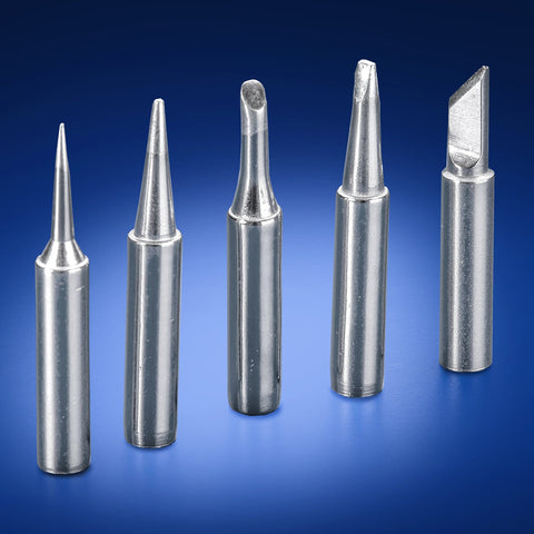 Five soldering iron tips for 4010 XTS 2 Series 75 Watt Soldering Iron Station Pro Grade With Sleep Mode Calibration Function
