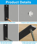 Installation instructions for Heavy Duty Shelf Brackets Set For Home Improvement Built To Last Two Pack Workhorse 12 X 10 Inch L Wall Corner Braces