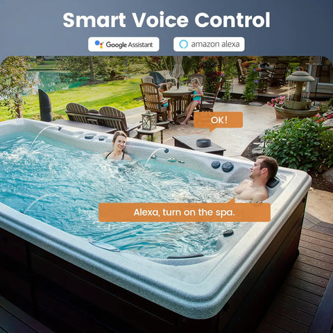 Built Tough Wifi Smart Timer Switch For Outdoor Electrical Junction Boxes 35 Amp 120 Volt Weather Resistant Power Controller with spa.