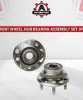 Front Or Rear Wheel Hub Bearing Assembly Set Of 2 For Buick Cadillac Chevrolet GMC Vehicles Fits Lacrosse CTS Equinox Impala Malibu