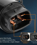 Bolt Right In Idle Air Control Valve Eliminating Rough Idles Fast And Keeping Your Engine Purring Smooth With Crisp Throttle Response For Daily Drives Compatible With Jeep Nissan black pure copper core connection detail.