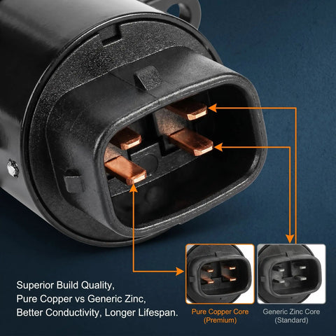 Bolt Right In Idle Air Control Valve Eliminating Rough Idles Fast And Keeping Your Engine Purring Smooth With Crisp Throttle Response For Daily Drives Compatible With Jeep Nissan black pure copper core connection detail.