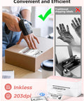Bluetooth Thermal Label Printer For 4x6 Shipping Labels, Wireless, Small Biz Ready, Pink Color, Works With iPhone Android