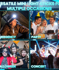 Bulk 50 Pack White Glow Sticks 4 Inch Long Ultra Bright Lasting 8 To 12 Hours For Emergency, Parties, Halloween, Concerts