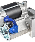 Lightweight High Torque Starter For Small Block And Big Block Chevy Engines With 168 Tooth Flywheel Offset Mount and Two Position Indexing built from durable metal.