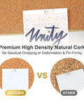 Cork Board Whiteboard Combo With Magnetic Dry Erase Surface And Gold Frame, 24 By 18 Inch Vision Board pin comparison.