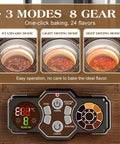 Smart Coffee Roaster With 150 Gram Capacity, Three Mode Bean Roasting Machine control panel showing three roasting modes.