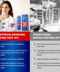Comparison of Bestprod 20 In 1 Drinking Water Testing Kit With 120 Strips and traditional water test kits.