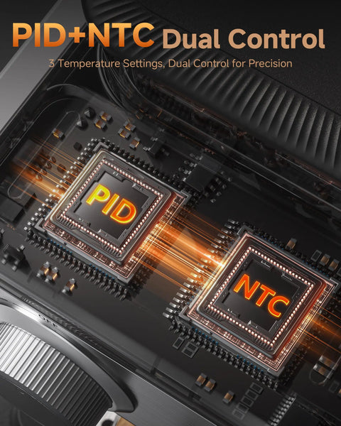Close-up view of PID and NTC dual control system for Espresso Machine With Built In Grinder For Home Use 20 Bar Pressure 1350W Fast Heating
