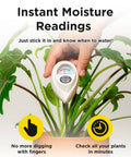 Person using Soil Moisture Meter With Hygrometer Sensor For Indoor And Outdoor Plants, Accurate Soil Humidity Readings To Nail Your Watering Schedule