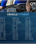 Mechanic working near outboard engine with vehicle fitment chart for Starter Motor Replacement For Mercury Marine And Mariner Outboards