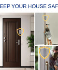 Two Pack Front Door Reinforcement Lock Kit With Upgraded Latch That Withstands 800 Pounds Of Force installed on various doors