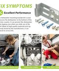 Knockout Samsung Dishwasher Mounting Bracket Kit Replaces Dd94 01002a with screws for secure installation and performance.
