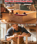 8Pack Corner Clamps For Woodworking 90 Degree Right Angle Squares in 5.5 x 4 securing wooden frame in workshop.