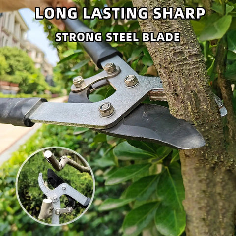 Heavy Duty Loppers Hedge Shears And Pruners 3 Piece Pro Grade Garden Tool Set for Yard Work and Lawn Care trimming branches