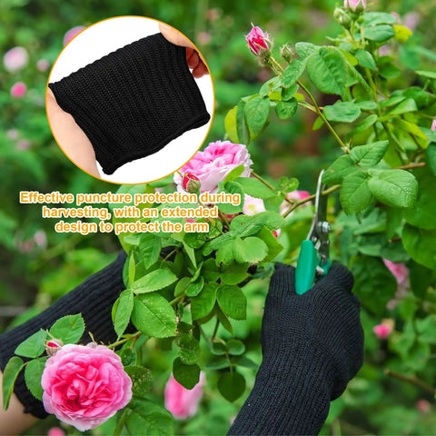 2 Pairs Long Gardening Gloves For Berry Picking And Pruning, Thorn Proof, Cut Resistant Heavy Duty Work Gloves For Women And Men