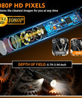 1080P HD visual of Dual Lens Endoscope Camera With Light 1080P HD Borescope 5 Inch IPS Screen 16.5Ft SemiRigid Waterproof