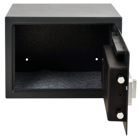 Drop Slot Depository Safe With Front Slot And Electronic Keypad Lock 0.58 Cu Ft Home And Hotel Cash Safe Box open door view