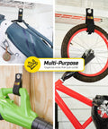 Heavy Duty Storage Straps Six Pack For Garage Cord Management hanging bike, garden tool, and equipment in multipurpose use.