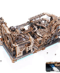 Motorized Marble Run Set With Spaceport And Night City Tracks LGC01 LGA01 Link Pack LG01 A Fully Loaded 3D Puzzle Kit