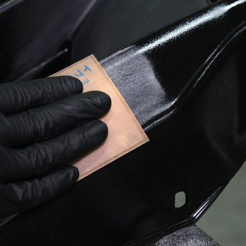 Starter Kit With PSA Sanding Sheets For Nibs Runs And Imperfections SP9737 K800 K3000 Includes 14 Sheets 1 Tolecard And 3 Toleblocks For Pro Grade Smooth Top Coat Finishes And Flawless Paint Prep