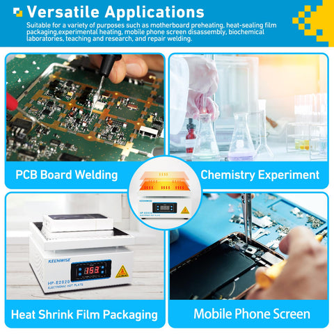 110V 1080W Soldering Hot Plate With LED Microcomputer Temperature Control used for PCB welding, chemistry, and phone repair