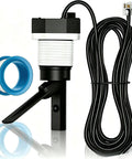 Flow Switch for Hayward Goldline Aquarite Salt Systems and Aqua Rite Pool Chlorine Generators, Reliable Flow Sensor for Hayward Salt Cells, 15 Ft Cable, No-Fuss DIY Replacement for Salt Cell Flow Switch, black 1/2-inch threaded sensor with cable