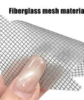 Close up of fiberglass mesh from Heavy Duty Screen Patch Repair Kit With Mesh Tape And Adhesive Patch, Tear Resistant Window Screen Restorer.