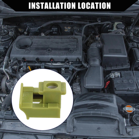 Shift Cable Column Linkage Kit For Ford E Series Vans And F150 1998 To 2014 Fit Expedition Explorer Edge Excursion And More Durable Inner Retainer Clips Easy Install Two Piece Repair Set, green plastic bushing install location