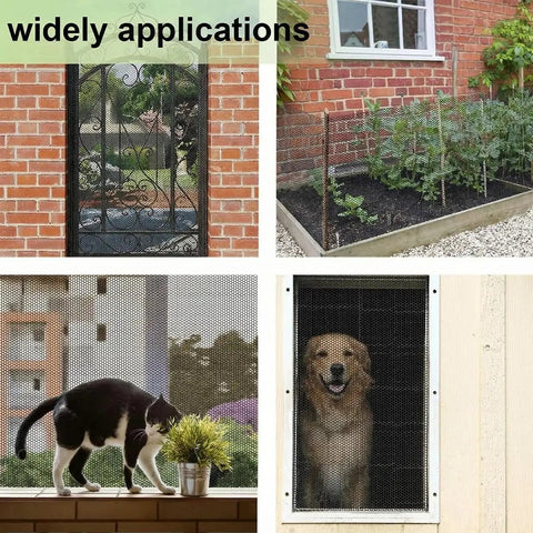 Chicken Wire Mesh Fence 15.7 Inch By 66 Feet Quick Install Poultry Netting Garden Fence Barrier Pet Friendly For Cats Dogs Rabbits in various outdoor settings
