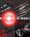 Lit Under Car LED Underglow Kit With App Control And Remote 16 Million RGB Colors 29 Presets Music Sync And DIY Mode Exterior Car Lights