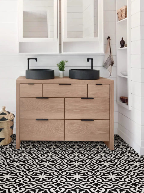 DIY Friendly Peel And Stick Floor Tiles For Farmhouse Kitchens Easy No Mess Install Water Resistant Vinyl With Textured
