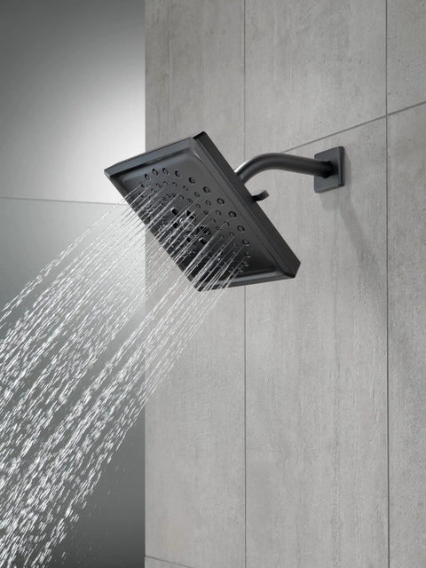 Matte Black Universal Shower Arm Replacement For RP6023BL With Durable Brass Build Easy Install And Universal Fit For Most