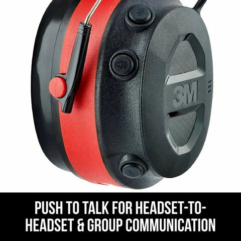 Wireless Electronic Hearing Protector With Bluetooth Technology And External Noise Canceling Boom Mic for push-to-talk communication