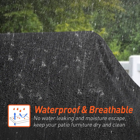 Waterproof Patio Chaise Lounge Cover Two Pack For Outdoor Loungers And Patio Furniture Keeps Your Chairs Dry And Protected