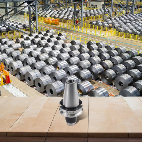 Beefed Up Heavy Duty CNC Drill Chuck Holder With Self Tightening System For BT30 BT40 BT50 Collets APU08 APU13 APU16 Adapters Hardened Steel Lathe Chuck Three Jaw Clamping System Milling Machine Upgrade For BT50 APU13 110L, silver hardened steel holder