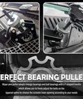 Pro Grade Windshield Wiper Arm Removal Tool Kit Carbon Steel Adjustable Wiper Arm Puller for cars in use on windshield