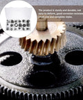 Pro Grade 225 Piece Carbon Steel C Shape External Snap Ring Kit For Industrial Shafts And Mechanical Assembly with gears