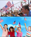 100 Pack Small American Flags On Sticks 5 X 8 Inch Mini Handheld Flags For 4th Of July Parades Memorial Day Labor Day Celebrations