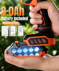 Cordless Electric Pruning Shears With Dual Cutting Modes Up To 1.6 Inches hand holding battery included