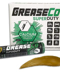 Beefed Up Heavy Duty Wheel Bearing Grease 10 Pack Cartridges Calcium Sulfonate NLGI 2 EP For Grease Gun High Temp Automotive