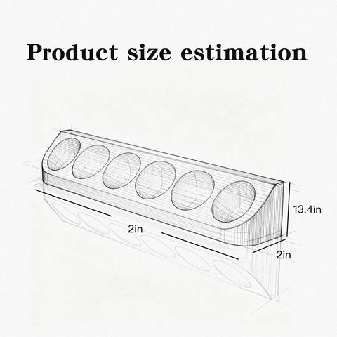 Two Pack Walnut Wood Golf Ball Display Case Wall Mount Set Holds Six Standard Golf Balls Each For A Total Of Twelve size dimensions.