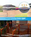 Give Your Yard A Sweet Glow With These Tough Black Solar Post Cap Lights For 4X4 Fence Boards Weatherproof Dusk Till Dawn Outdoor Deck Lamps Zero Wires Hook And Go mounted on fence post.