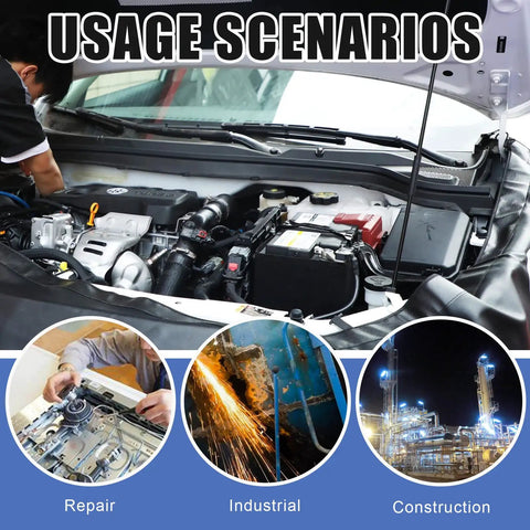 Usage scenarios for 121 Pcs 12 Size Spring Band Hose Clamps Set 7-22mm Includes Fuel Silicone Vacuum Hose Clips in automotive repair.